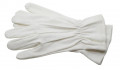 Baumwollhandschuhe weiß - ohne Druckknopf