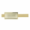 Krawattenklammer mit Auflage rechteckig 30x15mm - Farbe - gold