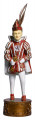 Figur Karnevalsprinz - Farbe - rot/weiß