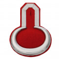 Epauletten silber (ein Paar) - Farbe - silber-rot
