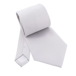 Krawatte in silber - grau