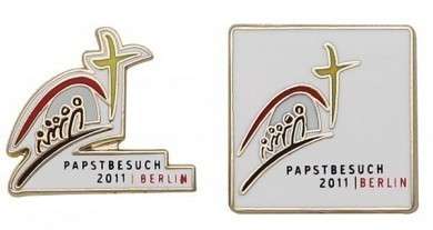 Pins Hartemaille "Papstbesuch"