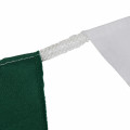 Wimpelkette grün-rot aus Stoff » Premiumqualität « Wind- und Wetterfest an Nylonseil